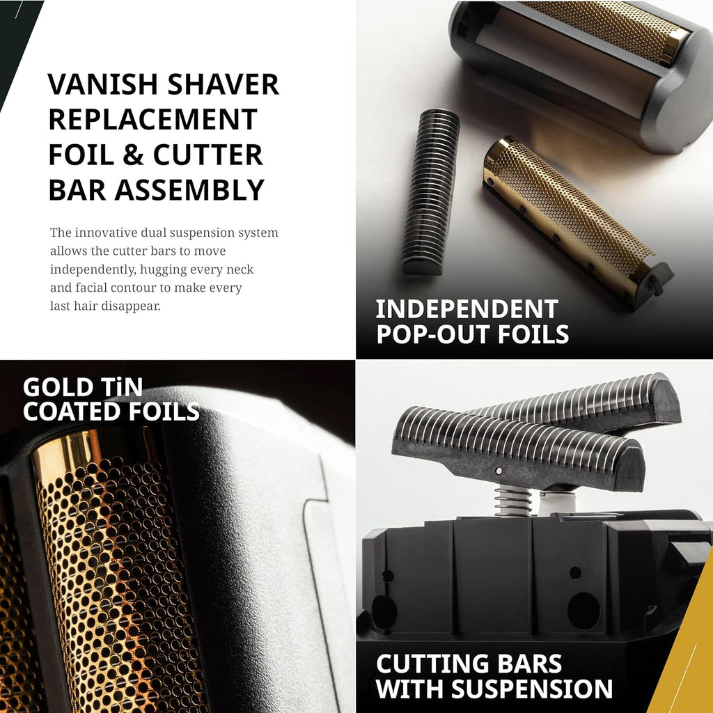 Wahl Professional 5 Star Vanish Shaver - Cordless Lithium-Ion Battery with Ergonomic Design | 100+ Minute Runtime