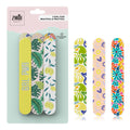 ZMOI Nail Files - Professional Medium Emery Boards 6 Dual-Sided Medium, Fine Grit for Natural/Acrylics - Nail Shapers to Smooth/Refine Nails (Pack of 2)
