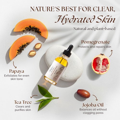 Umber By J. Lenay Facial Moisturizer Serum for Face - Hydrating & Anti-Aging Skin Care Serum - Helps Balance Sebum Production for Healthy Skin - For Dry & Sensitive Skins