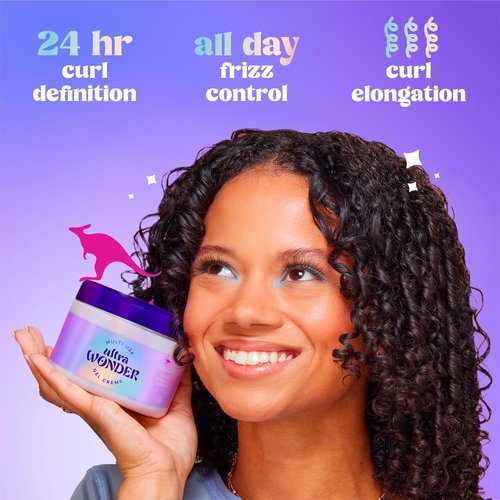 Aussie Ultra Wonder Gel Crème - All-in-One Moisturizing Styler for All Hair Types, 10.1oz