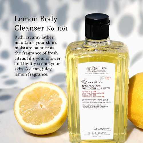 C.O. Bigelow Apothecary Bodycare Gift Set - Lemon Body Wash & Moisturizing Lotion | 10 Fl Oz Set