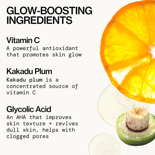 Pacifica Glow Baby Booster Mini Face Serum, Vitamin C & Glycolic Acid For Brightening Dull Skin, Fragrance-Free, Vegan & Cruelty-Free, .5 Fl Oz