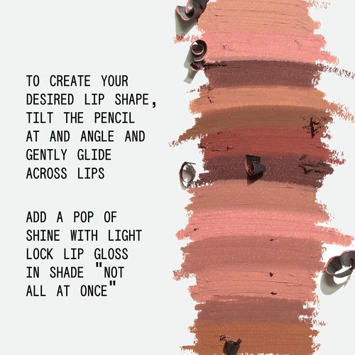 About-Face Matte Fix Lip Pencil - Long-Wear Creamy Matte Lip Liner with Hyaluronic Acid | Vegan & Cruelty-Free - 0.042 oz (Rosewood)