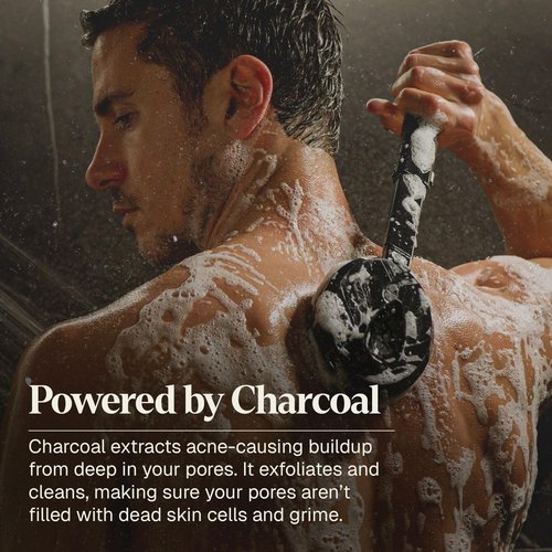 Black Wolf Deodorizing Body Wash for Men - Mens Long-Lasting Shower Gel Fights Body Odor - Hydrating & Moisturizing Body Cleanser Soap Removes Grime, Sweat & Buildup - Clean & Crisp Agave Scent