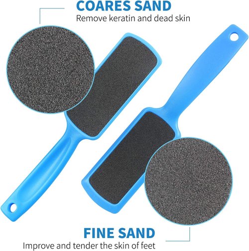 Fu Store Pedicure Foot Files - Double-Sided Callus Remover for Smooth Feet | 3 Pack