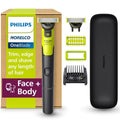 Philips Norelco OneBlade 360 - Hybrid Face & Body Electric Trimmer Kit with 360 Blade Tech | Model QP4631/90