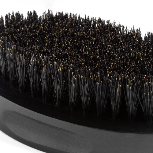 Beard Brush for Men - Natural Boar Bristle Beard Brush Kit - Soft Small Mustache Brush for Men - Premium Travel Grooming Set by Hunter Jack