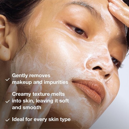 Phytomer Perfect Visage Gentle Cleansing Milk - Moisturizing Daily Face Cleanser & Makeup Remover | Eco-Friendly 250ml