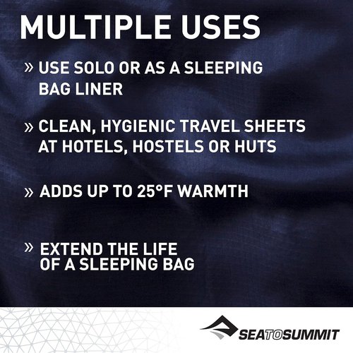 Sea to Summit Thermolite Reactor Extreme Sleeping Bag Liner - Red, 90 x 210 cm for Ultimate Warmth