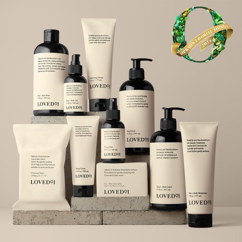 Loved01 Hand Wash, Liquid Hand Soap, Gentle & Hydrating, Cruelty-Free, Oprah's Favorite Things, Formulated with Nourishing Oils & Soft Floral Scent, 2-Pack (15 oz each)