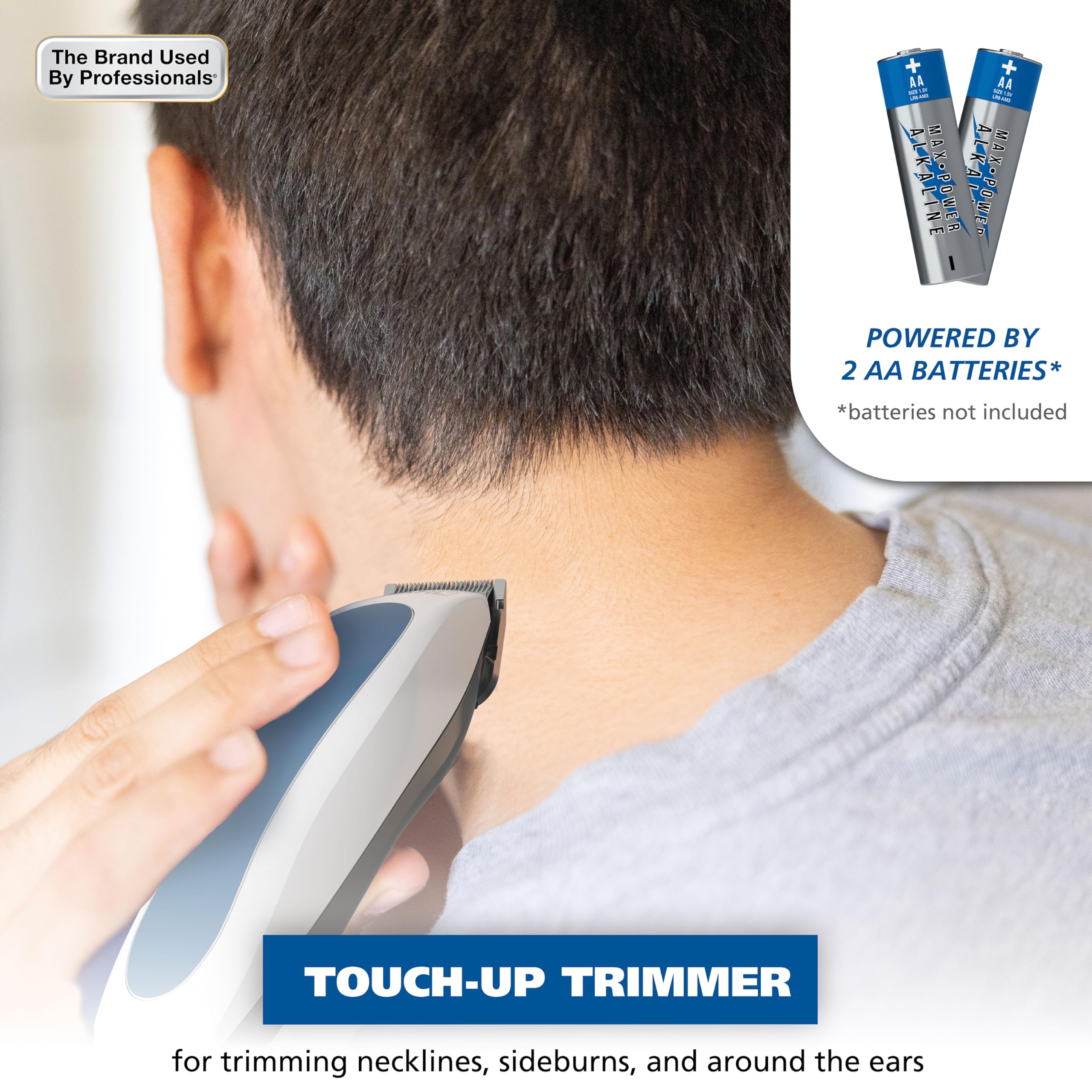 Wahl Lithium Ion Color Pro Rechargeable Cordless Hair Clippers for Men with Smart Charge Technology and Battery Hair Trimmer for Convenient at Home Haircutting & Touch Ups - Model 3026594