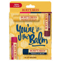 Burt's Bees Lip Balm Pack - Natural Beeswax Treatment with Wild Cherry, Watermelon & Vanilla Bean | 4 Tubes, 0.15 oz