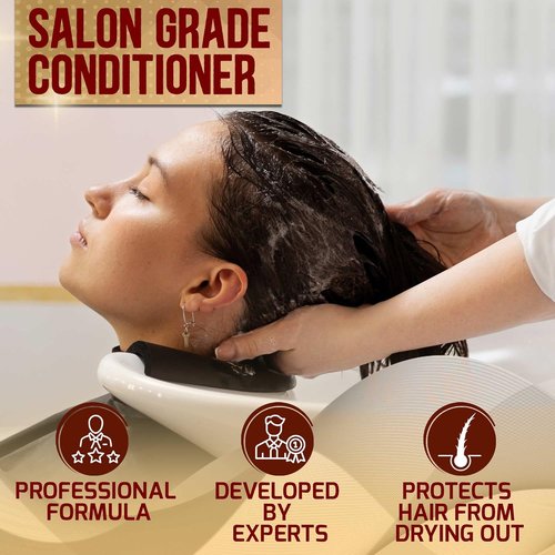 **Moroccan Argan Oil Conditioner - Deep Moisturizing Formula for Dry, Curly, and Damaged Hair - Sulfate Free, Salon Grade**