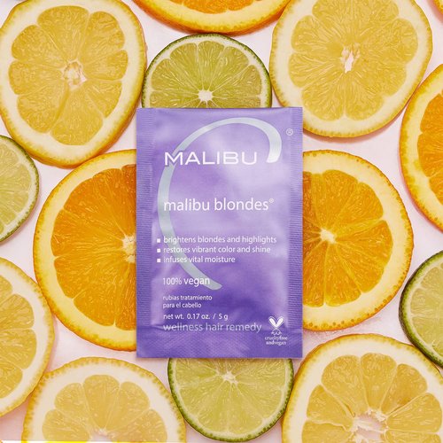 Malibu C Blondes Wellness Remedy - Restore Vibrance & Shine for Bleached or Natural Blonde Hair with Vitamin C