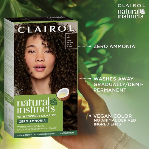 Clairol Natural Instincts Demi-Permanent Hair Dye - 9 Light Blonde Color, Single Pack