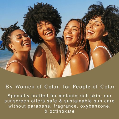 Black Girl Sunscreen SPF 30 - Ultra Sheer Moisturizing Sun Lotion for Melanin Rich Skin | Travel Size 2 fl oz
