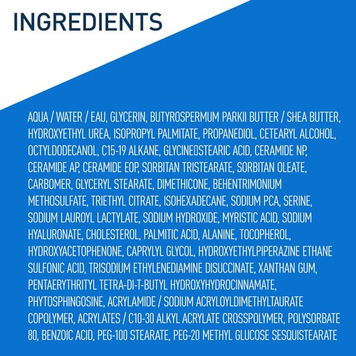 CeraVe Intensive Moisturizing Lotion, Hydro-Urea + Shea Butter, Body Lotion For Dry Skin, Relieves Signs Of Extra Dry Skin, Non Greasy Hydrating Cream For Rough, Tight, Red & Itchy Skin, 16oz