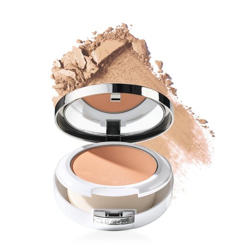 Clinique Beyond Perfecting Powder Lightweight Full Coverage Foundation + Concealer For Dry Combination to Oily Skin Types, Cream Whip, 0.51 Ounce