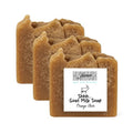 HushHush Farm Organic Goat Milk Soap Bar for Face & Body | Handmade with Goat Milk Soap Bar for Sensitive Skin, Essential Oils | Moisturizing Vitamin-Rich Skincare -Orange Clove 3 Pack