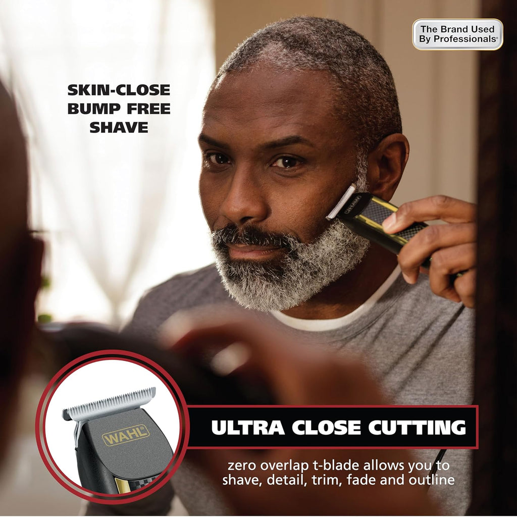 Wahl Edge Pro Beard Trimmer - Bump-Free Corded Grooming Kit for Men | Perfect for Edging Beards & Mustaches - Model 9686-300