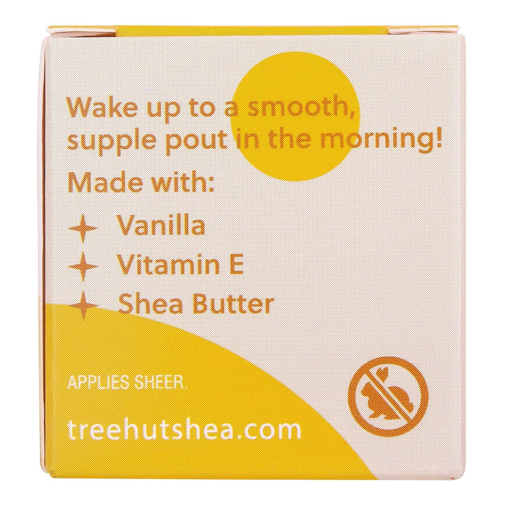 Tree Hut Vanilla Lip Mask - Deeply Hydrating Overnight Treatment for Soft Lips | 6 oz