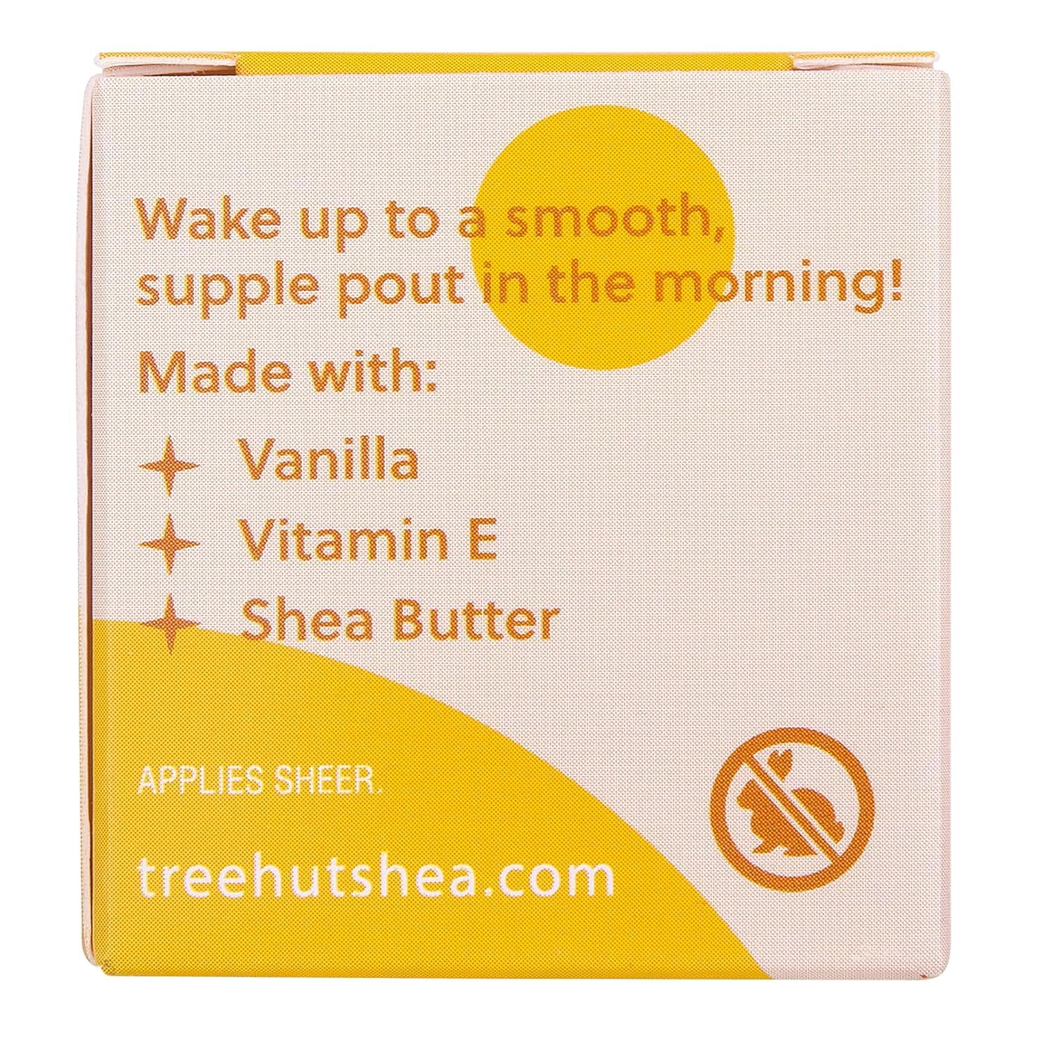 Tree Hut Vanilla Lip Mask - Deeply Hydrating Overnight Treatment for Soft Lips | 6 oz