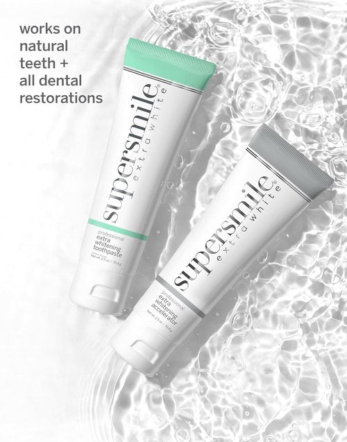 Supersmile Extra White Teeth Whitening System - 2 Count Pack for Bright, Radiant Smile