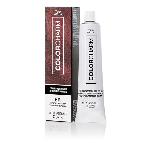 COLORCHARM Permanent Cream Hair Dye - 100% Gray Coverage | Auburn, Red Violet & Burgundy Shades | Vegan Formula | 2 oz.