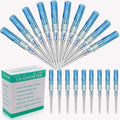 Prgislew Catheter Piercing 50Pcs - 22G Catheter Piercing Tool Ear Nose Piercing Hollow for Lip Tongue Belly Nipple Cartilage Ear Nose Piercing Kit Piercing Tools