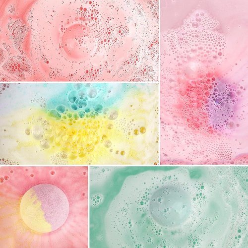 Organic Bath Bombs Women,Nature Bath Bombs for Women Relaxing,Lush Bath Bomb Gift Set