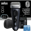 Braun Series 8 8560cc Electric Razor - 4+1 Shaving Elements & Precision Trimmer | Wet & Dry, 60min Runtime