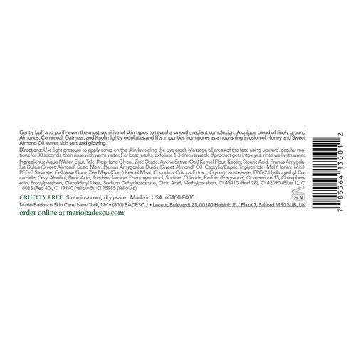Mario Badescu Exfoliating Face Scrub - Nourishing Formula for Soft, Radiant Skin
