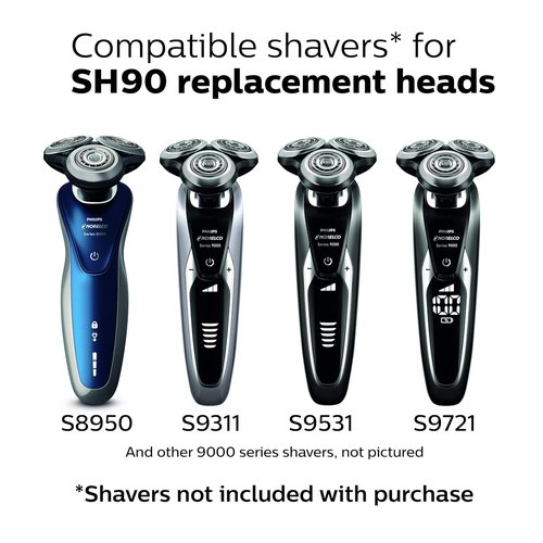 Philips Norelco SH90/62 Replacement Shaver Head - Compatible with Series 9000 Models