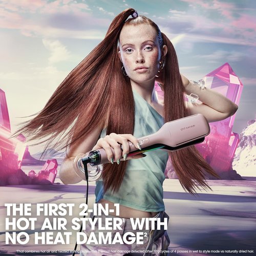 GHD Duet Style - 2-in-1 Flat Iron Hair Straightener & Dryer | Transform Wet Hair to Styled with No Heat Damage | Enhanced Shine & Smoothness