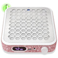 CHRISTINE SHELLY Nail Dust Collector, Rechargeable Dust Collector Nail Tech, Powerful Vacuum Fan Vent Dust Collector Extractor Dust Suction Machine for Acrylic Nails Polishing, Nail Salon&Home, Pink