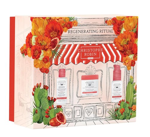 Christophe Robin Regenerating Ritual Gift Set - Nourishing Hair Care Essentials | Perfect for All Hair Types