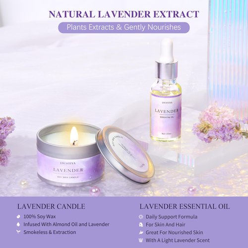 Gifts for Women Spa Gifts Baskets for Women Christmas Birthday Gifts Lavender Bath and Body Sets Mothers Day Gifts Relaxing Self Care Get Well Gift for Mom Her Girlfriends Sister Teacher Friends