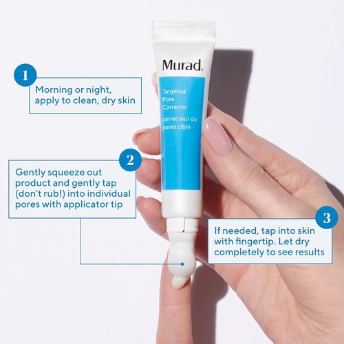 Murad Targeted Pore Corrector - Bio-Tech Copper & Amino Acid Treatment for Instant Pore Minimization | 0.5 Fl Oz