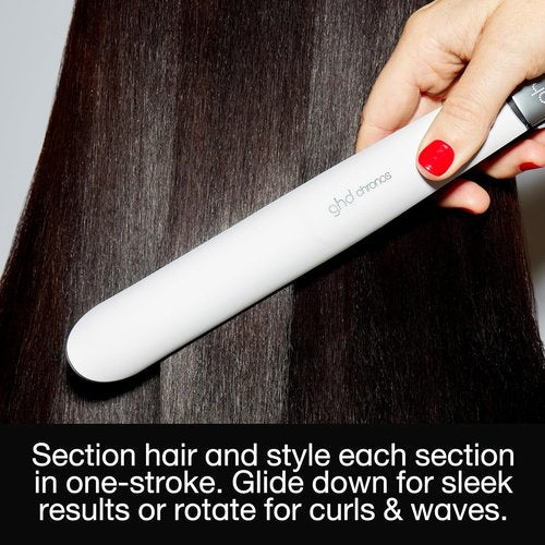 GHD Chronos & Chronos Max Stylers - Professional Flat Iron Hair Straighteners | 3X Faster Styling, 85% More Shine, Lasts 24hrs