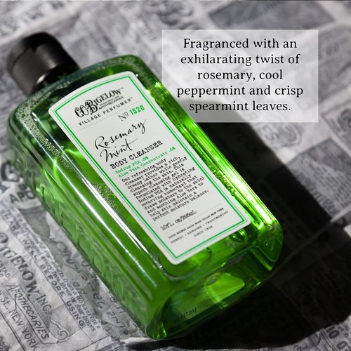 C.O. Bigelow Rosemary Mint Body Wash - Moisturizing Formula with Aloe Vera | 10 Fl Oz