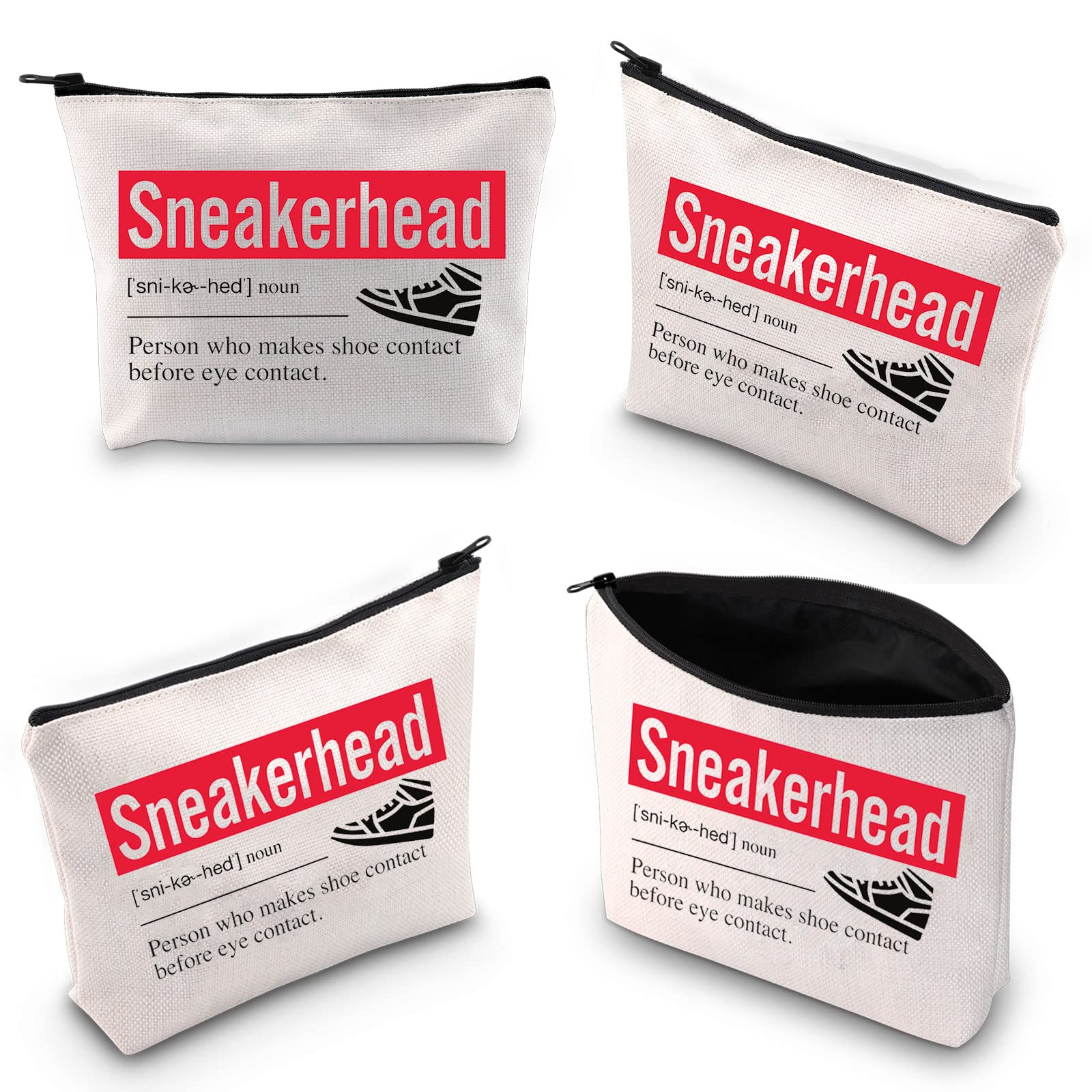 XYANFA Sneakerhead Makeup Bag Sneaker Collector Gift Sneakerhead Gifts For Women Shoes Lover Sneaker Addict Cosmetic Bag (Sneakerhead noun)