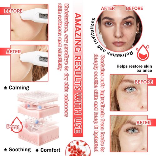 Skiennix 8PCS Hydrating Facial Sheet Masks - Moisturizing for All Skin Types | Revitalize Your Skin