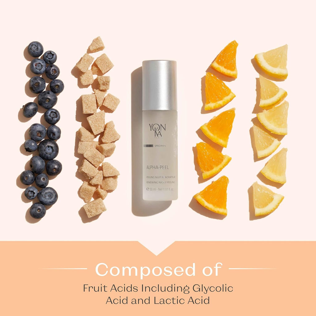 Yon-Ka Alpha Peel Concentrate - Anti-Aging Night Peel for Fine Lines & Wrinkles | 1.01 fl oz | Paraben-Free