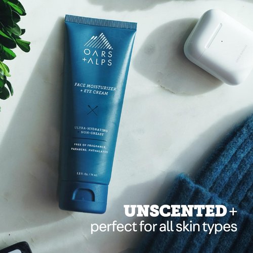 Oars + Alps Anti-Aging Face Moisturizer & Eye Cream, Hydrating Skin Moisturizer with Shea Butter and Jojoba Oil, Lightweight, Non Greasy, Vegan, Gluten Free