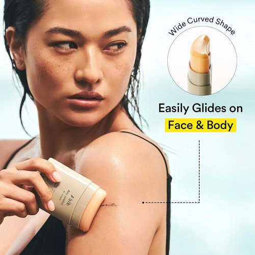 Abib Airy Sunstick SPF 50+ | Broad Spectrum Semi-Matte Sunscreen Stick for Oily Skin - 0.81 oz