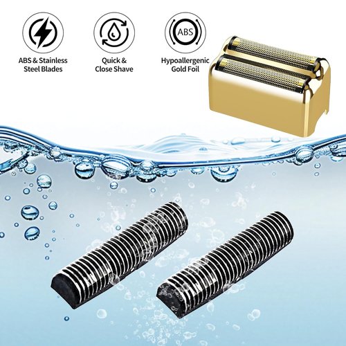 BaBylissPRO Replacement Foil & Cutters - Professional Parts for FXFS2 Shaver | Gold Finish