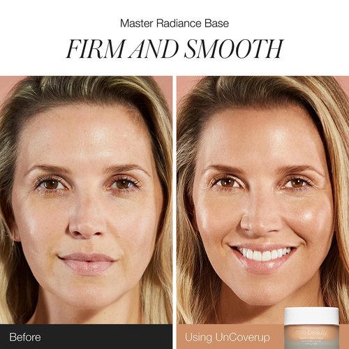 RMS Beauty Master Radiance Base - Hydrating & Skin Firming Illuminating Highlighter Makeup Cream with Light-Reflecting Pearls for Glowing, Radiant Skin - Rich (0.50 oz / 15ml)