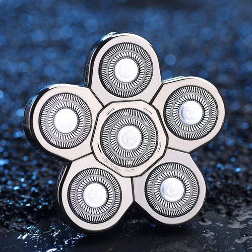 Skiennix Men's Electric Shaver Replacement Heads - 6 Blades for Smooth Shaving Experience