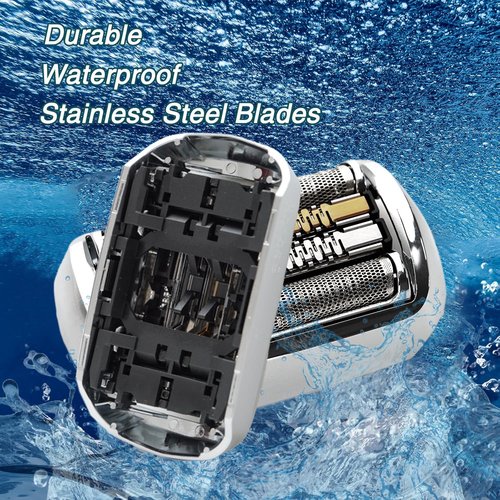 92S Series 9 Replacement Heads Compatible with Braun s9 razor replacement head, 92S Blades for braun s9 Foil & Cutter replacement head 9290cc, 9291cc, 9370cc, 9293s, 9385cc, 9390cc, 9330s, 9296cc