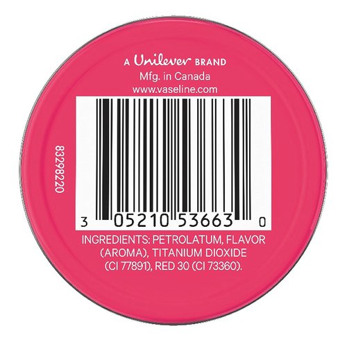 Vaseline Lip Therapy Balm - Rosy Lips Moisturizing Formula | 0.6 oz Tin
